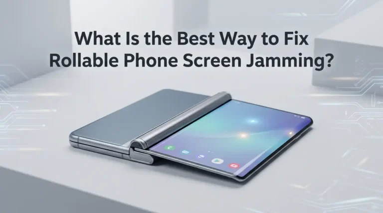 What Is the Best Way to Fix Rollable Phone Screen Jamming?