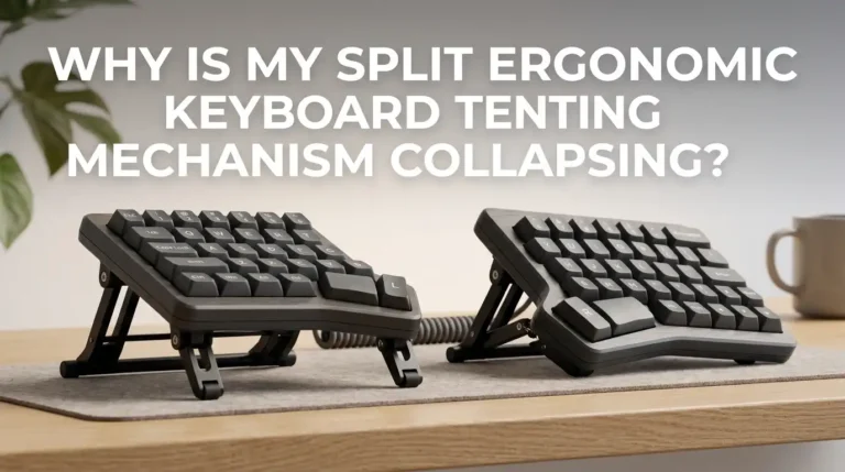 Why Is My Split Ergonomic Keyboard Tenting Mechanism Collapsing?
