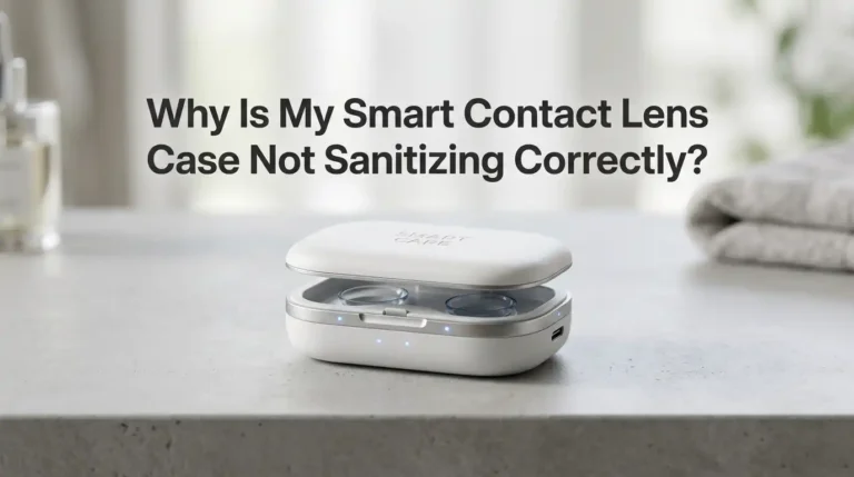 Why Is My Smart Contact Lens Case Not Sanitizing Correctly?