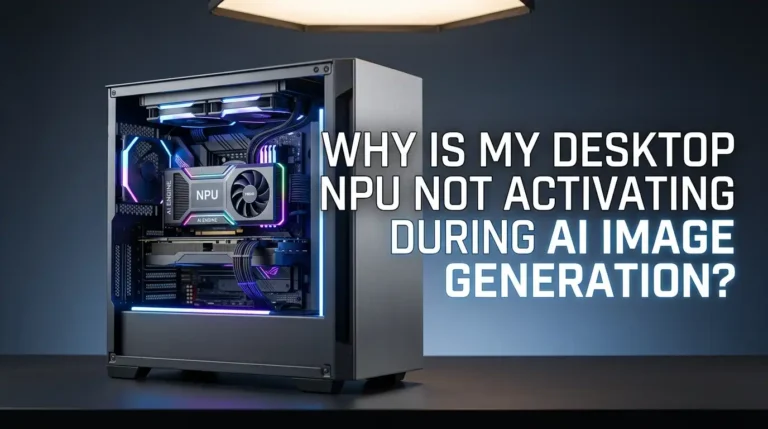 Why Is My Desktop NPU Not Activating During AI Image Generation?