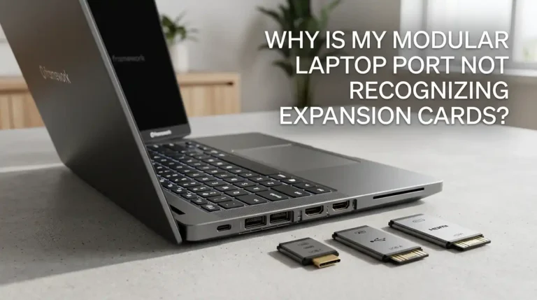Why Is My Modular Laptop Port Not Recognizing Expansion Cards?