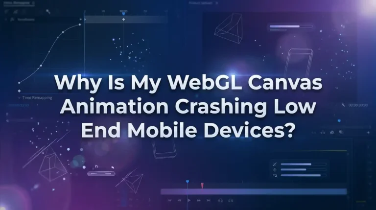 Why Is My WebGL Canvas Animation Crashing Low End Mobile Devices?