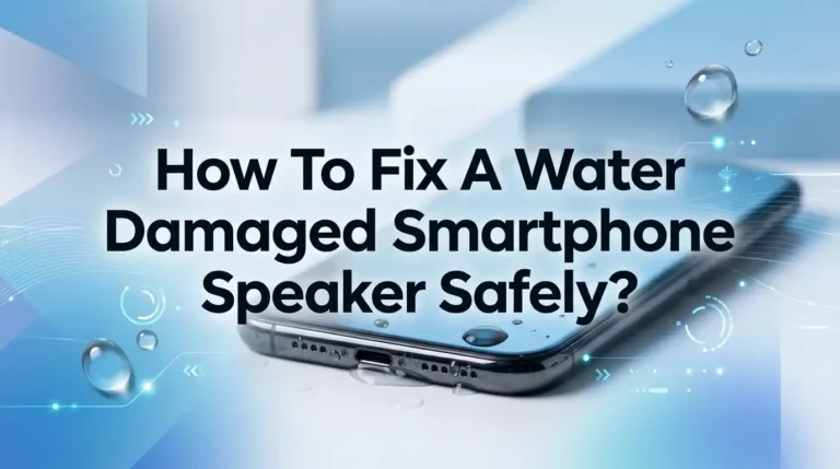 How To Fix A Water Damaged Smartphone Speaker Safely?