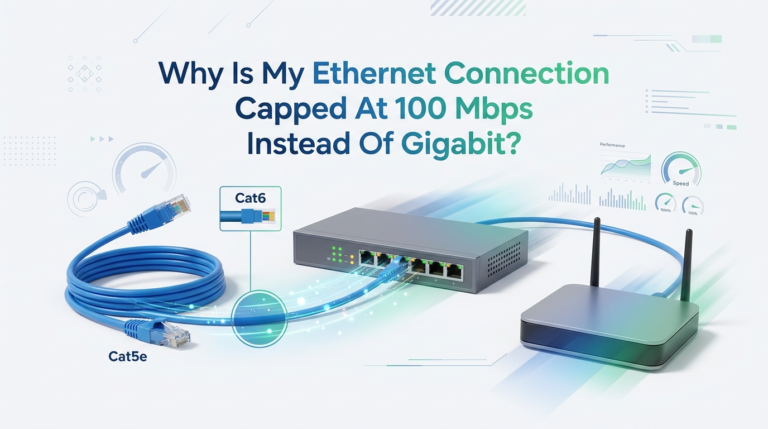 Why Is My Ethernet Connection Capped At 100 Mbps Instead Of Gigabit?