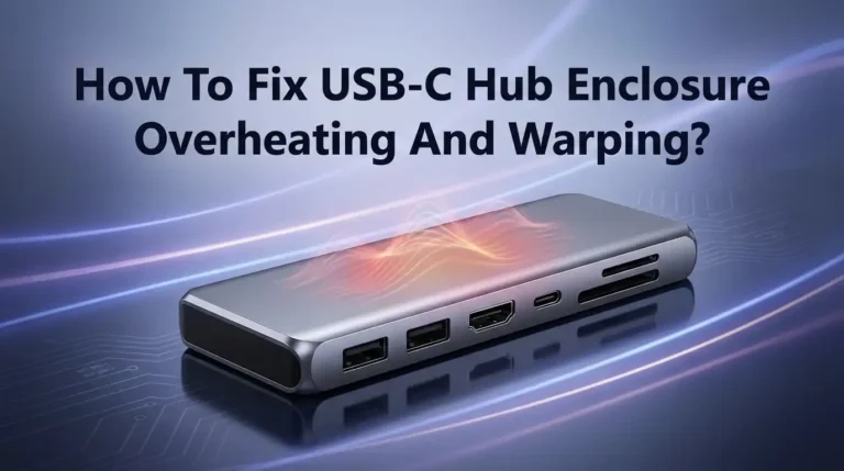 How To Fix USB-C Hub Enclosure Overheating And Warping?