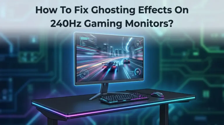 How To Fix Ghosting Effects On 240Hz Gaming Monitors?