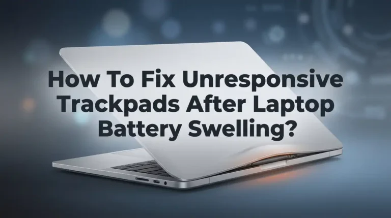 How To Fix Unresponsive Trackpads After Laptop Battery Swelling?