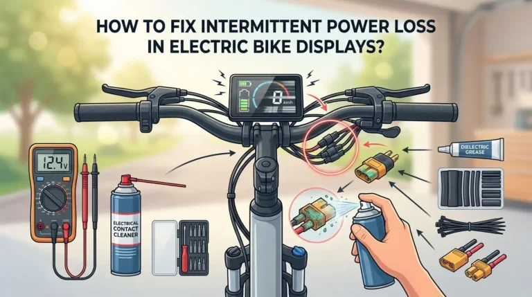 How To Fix Intermittent Power Loss In Electric Bike Displays?