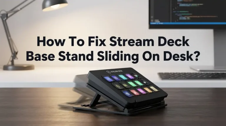 How To Fix Stream Deck Base Stand Sliding On Desk?