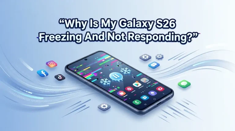 Why Is My Galaxy S26 Freezing And Not Responding?