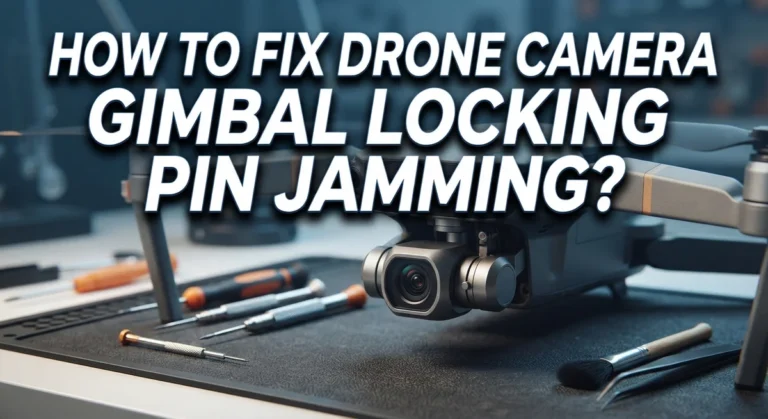 How To Fix Drone Camera Gimbal Locking Pin Jamming?