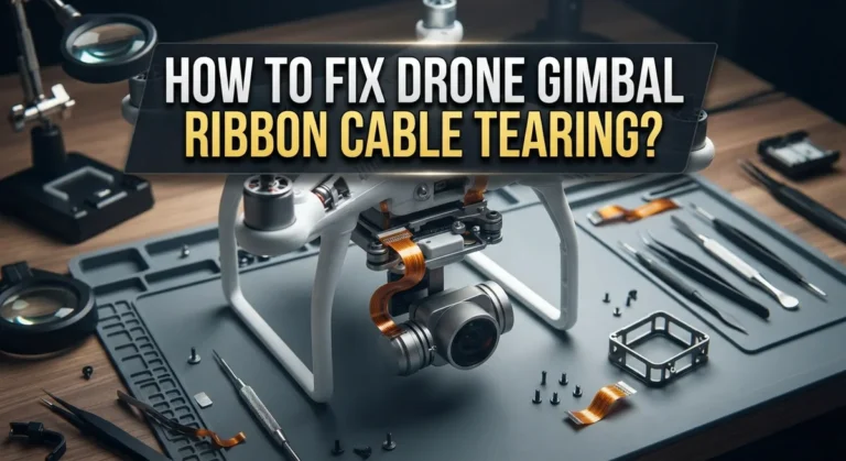 How To Fix Drone Gimbal Ribbon Cable Tearing?