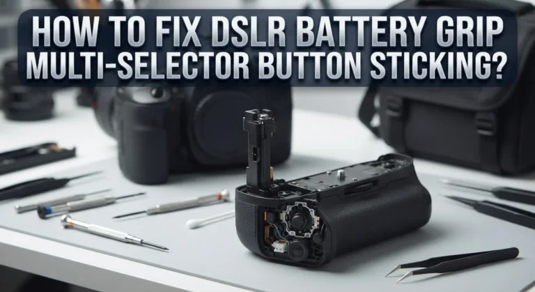 How To Fix DSLR Battery Grip Multi-Selector Button Sticking?