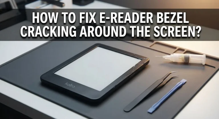 How To Fix E-Reader Bezel Cracking Around The Screen?