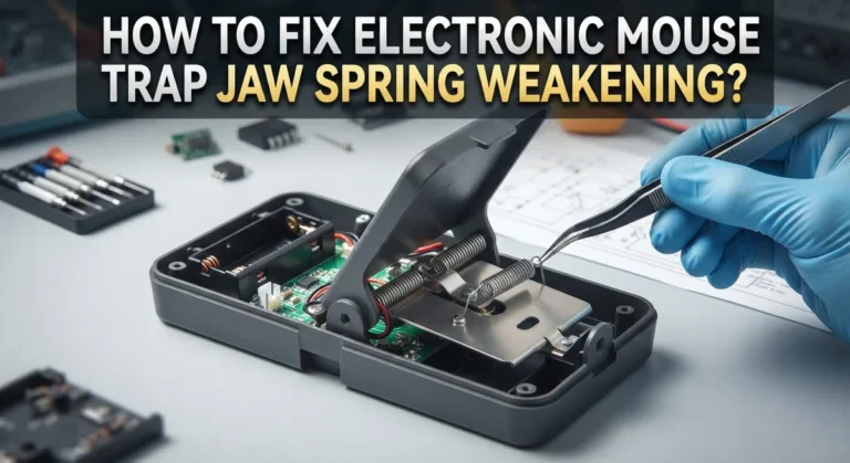 How To Fix Electronic Mouse Trap Jaw Spring Weakening?