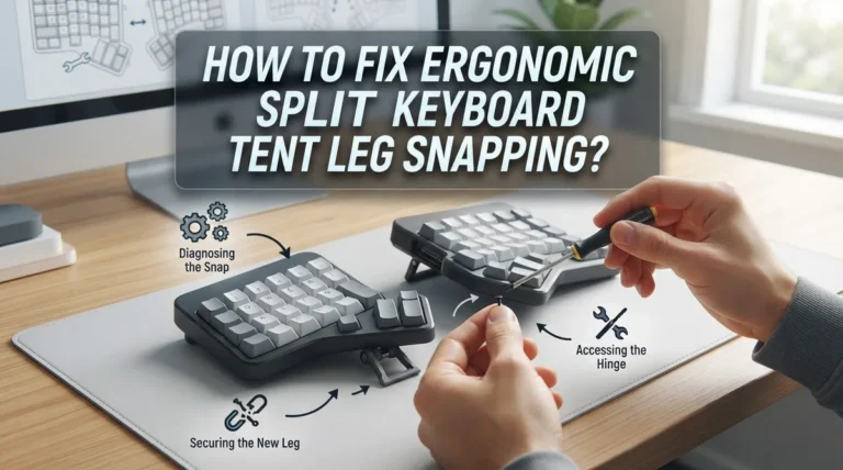 How To Fix Ergonomic Split Keyboard Tent Leg Snapping?