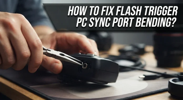 How To Fix Flash Trigger PC Sync Port Bending?