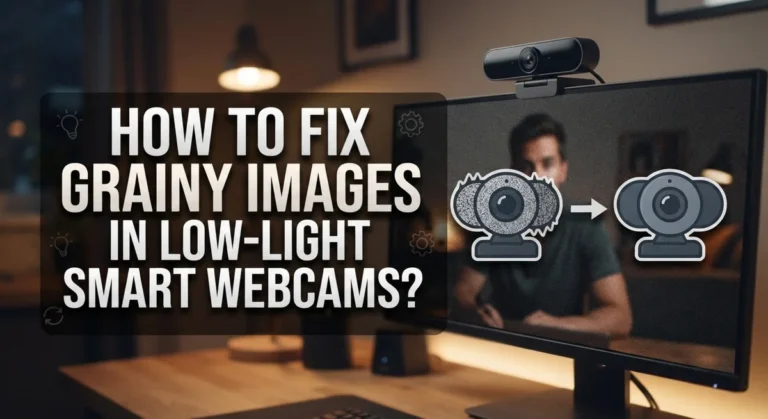 How To Fix Grainy Images In Low-Light Smart Webcams?