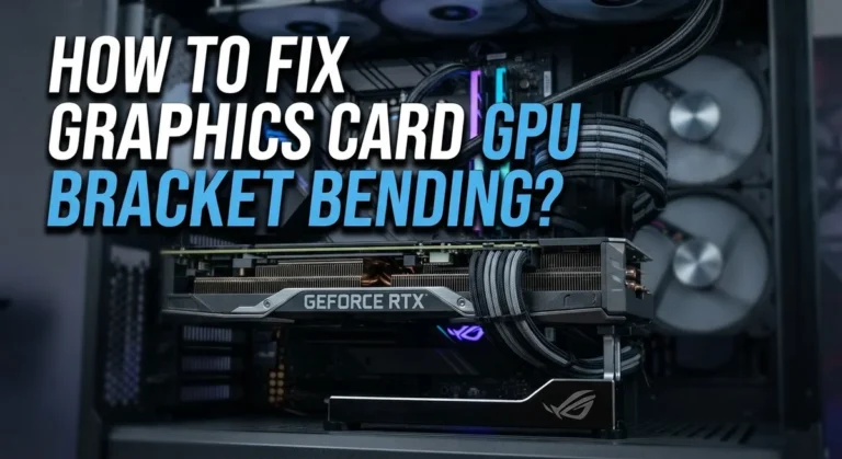 How To Fix Graphics Card GPU Sag Bracket Bending?