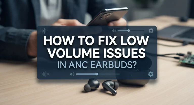 How To Fix Low Volume Issues In ANC Earbuds?