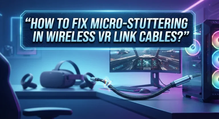 How To Fix Micro-Stuttering In Wireless VR Link Cables?