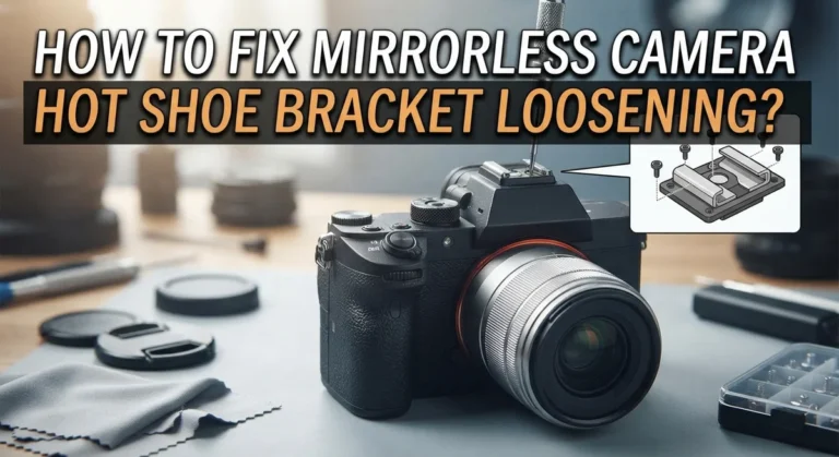 How To Fix Mirrorless Camera Hot Shoe Bracket Loosening?