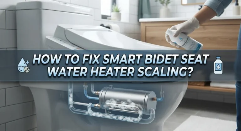 How To Fix Smart Bidet Seat Water Heater Scaling?