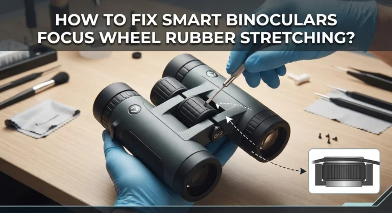 How To Fix Smart Binoculars Focus Wheel Rubber Stretching?