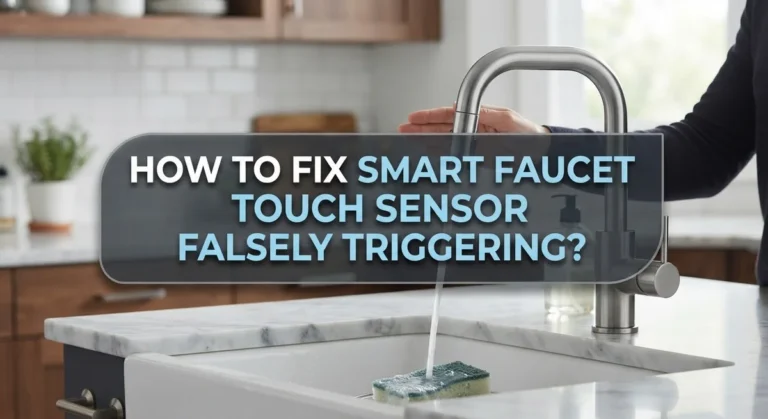 How To Fix Smart Faucet Touch Sensor Falsely Triggering?