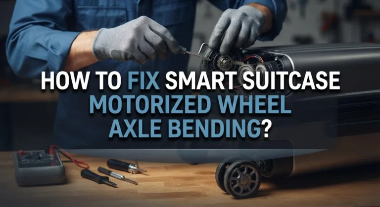 How To Fix Smart Suitcase Motorized Wheel Axle Bending?
