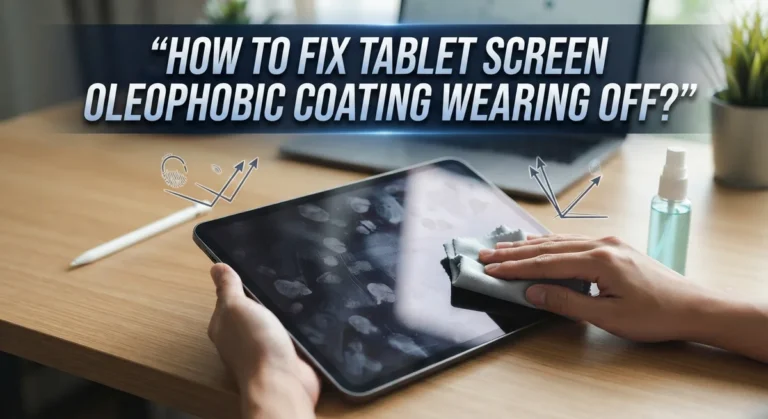 How To Fix Tablet Screen Oleophobic Coating Wearing Off?