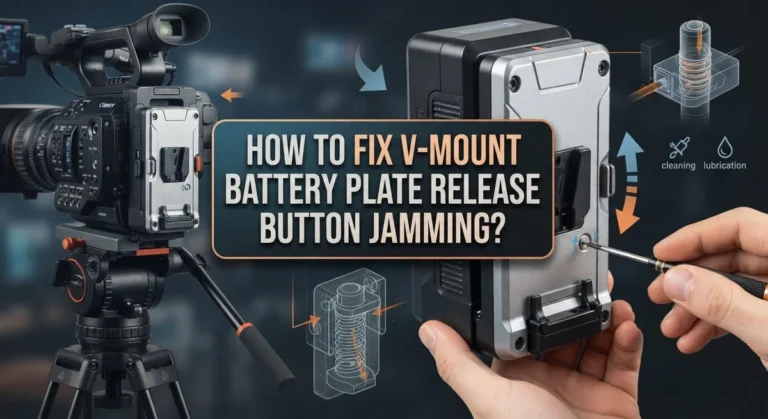 How To Fix V-Mount Battery Plate Release Button Jamming?