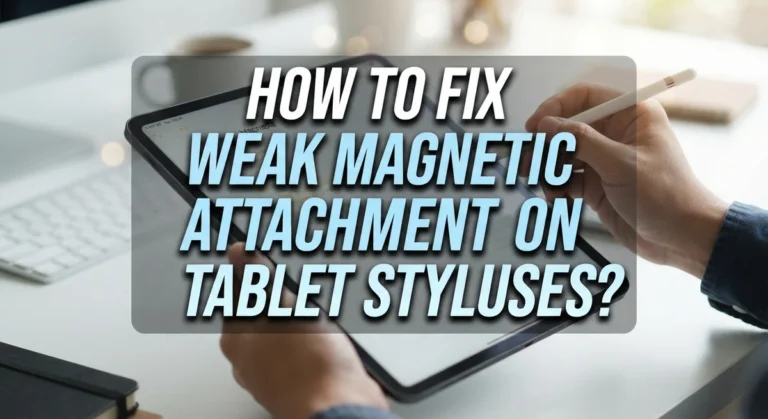 How To Fix Weak Magnetic Attachment On Tablet Styluses?