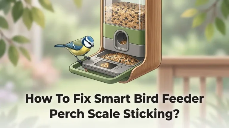 How To Fix Smart Bird Feeder Perch Scale Sticking?
