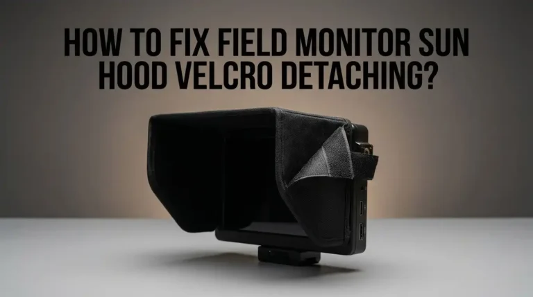 How To Fix Field Monitor Sun Hood Velcro Detaching?